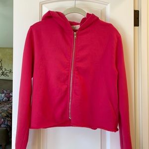 t.la zip hoodie, lovely pink, small